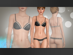 Sims 3 — Ombre Lace Bra by MwDESIGNS2 — The Ombre Lace Lingerie set features a brand new thong mesh by MwDESIGNS! With