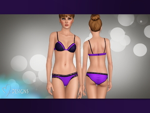Sims 3 — Ombre Lace Tanga by MwDESIGNS2 — The Ombre Lace Lingerie set features a brand new thong mesh by MwDESIGNS! With