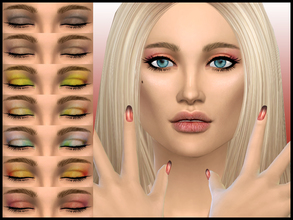 Sims 4 — High Fashion Runway Eyeshadow by joannebernice — These eyeshadows are inspired by some high fashion pictures i