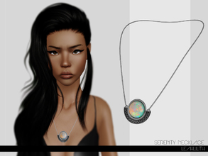 Sims 3 — LeahLillith Serenity Necklace by Leah_Lillith — Serenity Necklace fully recolorable hope you'll enjoy^^