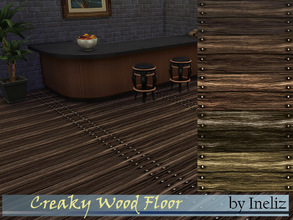 Sims 4 — Creaky Wood Floor by Ineliz — The Creaky Wood Floor will be ideal for any old and dusty house. It comes in 5