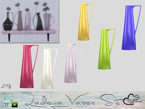 Sims 4 — Ladeya Vases Miniset Vase 03 by BuffSumm — Part of the *Vases Ladeya Miniset*
