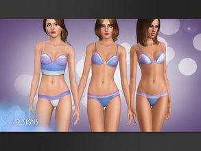Sims 3 — Ombre Lace Lingerie Set by MwDESIGNS2 — The Ombre Lace Lingerie set features a brand new thong mesh by