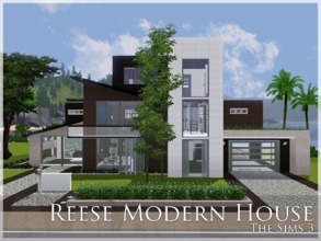 Sims 3 — Reese Beach House by aloleng — Great for large Sim family. Three bedroom, three toilet and bath, one powder