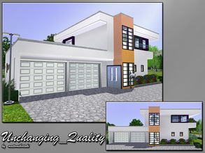 Sims 3 — Unchanging_Quality by matomibotaki — Modern split-level house with charming - and timeless elegance of