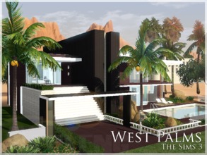 Sims 3 — West Palms by aloleng — A three bedroom house with great outdoor landscape. Three toilet and bath, living room,