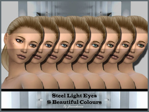 Sims 4 — Steel Light Eye Collection by joannebernice — 8 Piercing Colours Blues, Greens, Brown And Grey. Hope You Enjoy