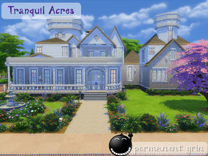 Sims 4 — Tranquil Acres by permanentgrin — Work getting you down? Let the beautiful grounds surrounding this home relax
