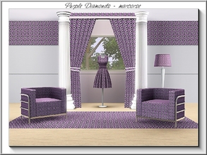 Sims 3 — Purple Diamonds_marcorse by marcorse — Geometric pattern: diamond shapes in shades of purple