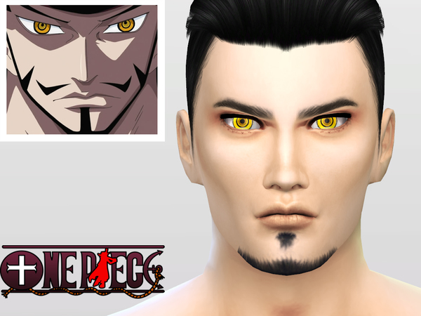 Sims 4 — Dracule Mihawk Eyes by McLayneSims — Inspired from the "Greatest Swordsman in the