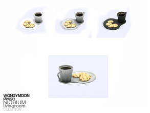 Sims 4 — Niobium Coffee & Biscuit Decor by wondymoon — - Niobium Living - Coffee - Biscuit Decor - Wondymoon|TSR -