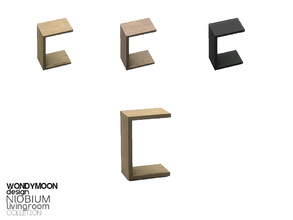 Sims 4 — Niobium Side Table by wondymoon — - Niobium Living - Side Table - Wondymoon|TSR - Jun'2015
