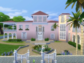 Sims 4 — Barbie: Life in the Dreamhouse by ProbNutt — This is Barbie's Malibu Mansion. It has five bedrooms, three