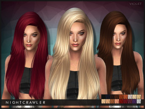 Sims 4 — Nightcrawler-Violet by Nightcrawler_Sims — NEW MESH TF/EF Smooth bone assignment All lods 18 colors Works with