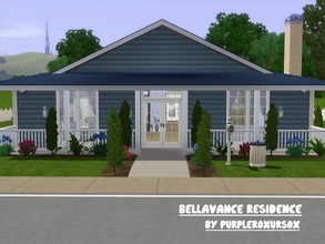 Sims 3 — Bellavance Residence by purpleroxursox2 — This house is a 3 bedroom, 2 bathroom villa great for families. It has