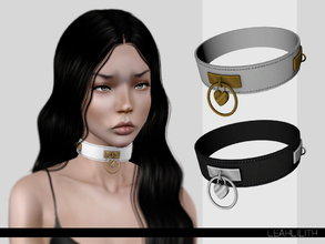 Sims 3 — LeahLillith Promise Collar by Leah_Lillith — Promise Collar 2 recolorable areas hope you will enjoy^^