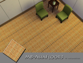 Sims 4 — MB-AsiaFloor3 by matomibotaki — MB-AsiaFloor3 - asian floor with bamboo wickerwork pattern, created for Sims 4