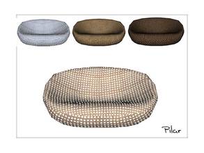 Sims 4 — Pilar Ambientes LoveSeat1 by Pilar — Various colors for four areas: Provencal, tropical. marine and indu