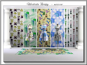 Sims 3 — Wardrobe Therapy_marcorse. by marcorse — Five patterns with a shared theme of clothing and/or acquiring it. All