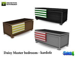 Sims 4 — kardofe_Daisy Master bedroom_Box by kardofe — Large box to store blankets and pillows at night