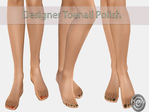 Sims 3 — Designer Toenail Polish by pizazz — Look great from head to toe with your new designer toenail polish Teen to