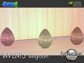Sims 4 — invents candles table by jomsims — invents candles table