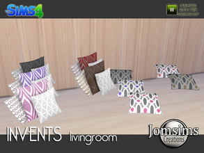 Sims 4 — invents cushions sofa by jomsims — invents cushions sofa