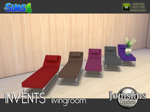 Sims 4 — invents loveseat by jomsims — invents loveseat