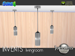 Sims 4 — invents metal ceiling light by jomsims — invents metal ceiling light
