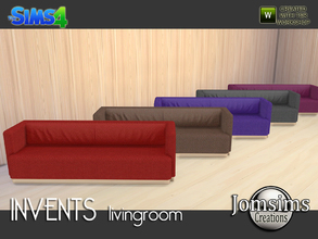 Sims 4 — invents sofa living by jomsims — invents sofa living 