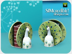 Sims 3 — We love Peacock Books *decor* by SIMcredible! — by SIMcredibledesigns.com available at TSR