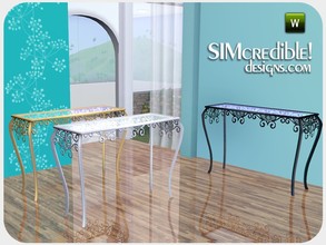 Sims 3 — We love peacock tall table / sideboard by SIMcredible! — by SIMcredibledesigns.com available at TSR