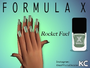 Sims 2 — Light Green Metallic Nail Polish by KCsim — Remember to adjust your settings HIGH in the game for best results.
