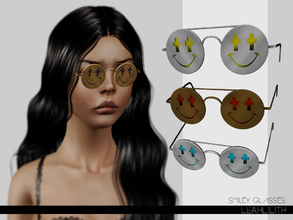 Sims 3 — LeahLilith Smiley Glasses by Leah_Lillith — Smiley Glasses 4 recolorable areas avilable for males and females