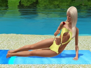 Sims 3 — Girl Poses by Mark_Richman — Sweet new poses. They're good for relax on beach.