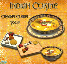 Sims 2 — Indian Cuisine - Creamy Curry Soup by Simaddict99 — Rich and cremay curry soup. No EP required, therefore no