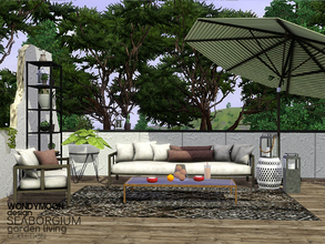 Sims 3 — Seaborgium Garden Living by wondymoon — - Seaborgium Garden Living - Wondymoon|TSR - Jul'2015 - Set Contains