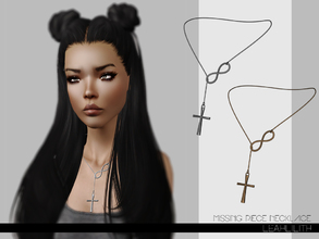 Sims 3 — LeahLilith Missing Piece Necklace by Leah_Lillith — Missing Piece Necklace fully recolorable hope you will