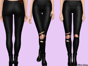 Sims 3 — Ripped jeans by StarSims — Street style set.The perfect outfit for a party or date. Include ripped jeans.