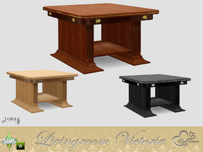 Sims 4 — Victoria Living Endtable by BuffSumm — Part of the *Livingroom Victoria* Set! Created by BuffSumm @ TSR