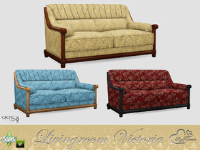 Sims 4 — Victoria Living Loveseat by BuffSumm — Part of the *Livingroom Victoria* Set! Created by BuffSumm @ TSR
