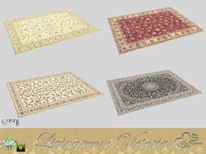 Sims 4 — Victoria Living Rug by BuffSumm — Part of the *Livingroom Victoria* Set! Created by BuffSumm @ TSR