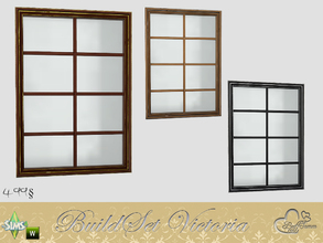 Sims 4 — Victoria Full Window 2x1 by BuffSumm — Part of the *BuildSet Victoria*! Created by BuffSumm @ TSR