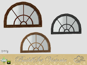 Sims 4 — Victoria Half Window round 2x1 by BuffSumm — Part of the *BuildSet Victoria*! Created by BuffSumm @ TSR