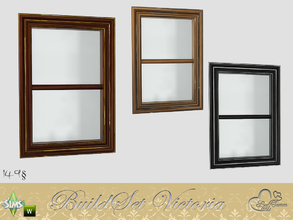Sims 4 — Victoria Half Window 1x1 by BuffSumm — Part of the *BuildSet Victoria*! Created by BuffSumm @ TSR