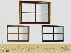 Sims 4 — Victoria Half Window 2x1 by BuffSumm — Part of the *BuildSet Victoria*! Created by BuffSumm @ TSR