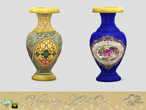 Sims 4 — Victoria AddOn Vase Two by BuffSumm — Part of the *AddOn Victoria Set*! Created by BuffSumm @ TSR