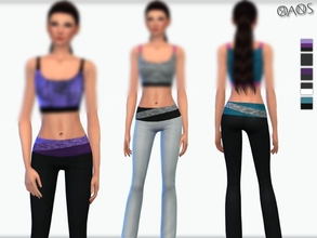 Sims 4 — Yoga Trousers by OranosTR — New Clothes. ^_^ I hope you will like it. :3