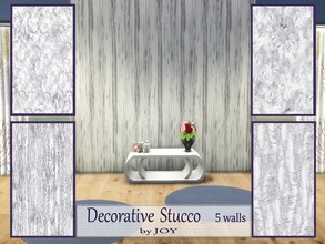 Sims 4 — Decorative Stucco by Joy6 — Set of decorative stucco