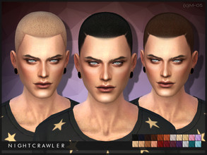 Sims 4 — Nightcrawler_(c)AM_Hair05 by Nightcrawler_Sims — S3 conversion TF/EF Smooth bone assignment All lods 22 colors